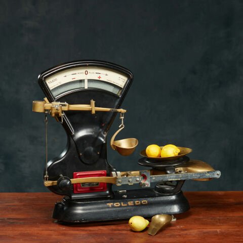 Toledo Scales with Brass Accessories