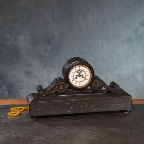 Marble French Fireplace Clock